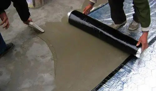 防水卷材自粘法施工工艺流程